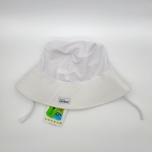 NWT XL Flap Happy White Bucket Hat